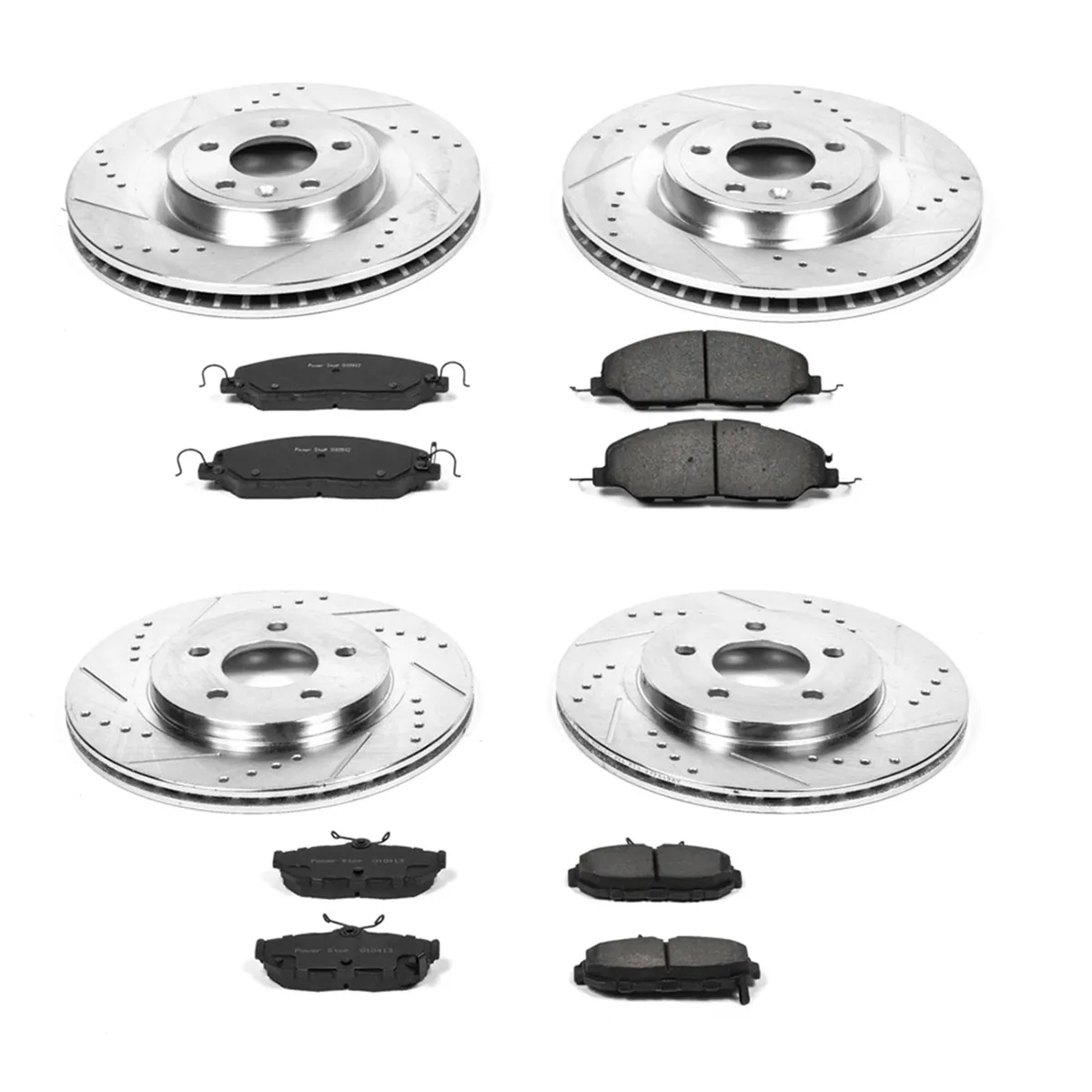 Z23 Evolution Sport Upgrade Kit: Drilled/Slotted Rotors; Carbon-Fiber Ceramic Pads W/Hardware product image