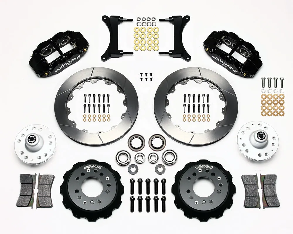 Wilwood Brakes 1978 - 2003 Buick, Chevrolet, GMC, Isuzu, Oldsmobile, Pontiac Forged Narrow Superlite 6R Big Brake Front Brake Kit (Hub) - 140-12298