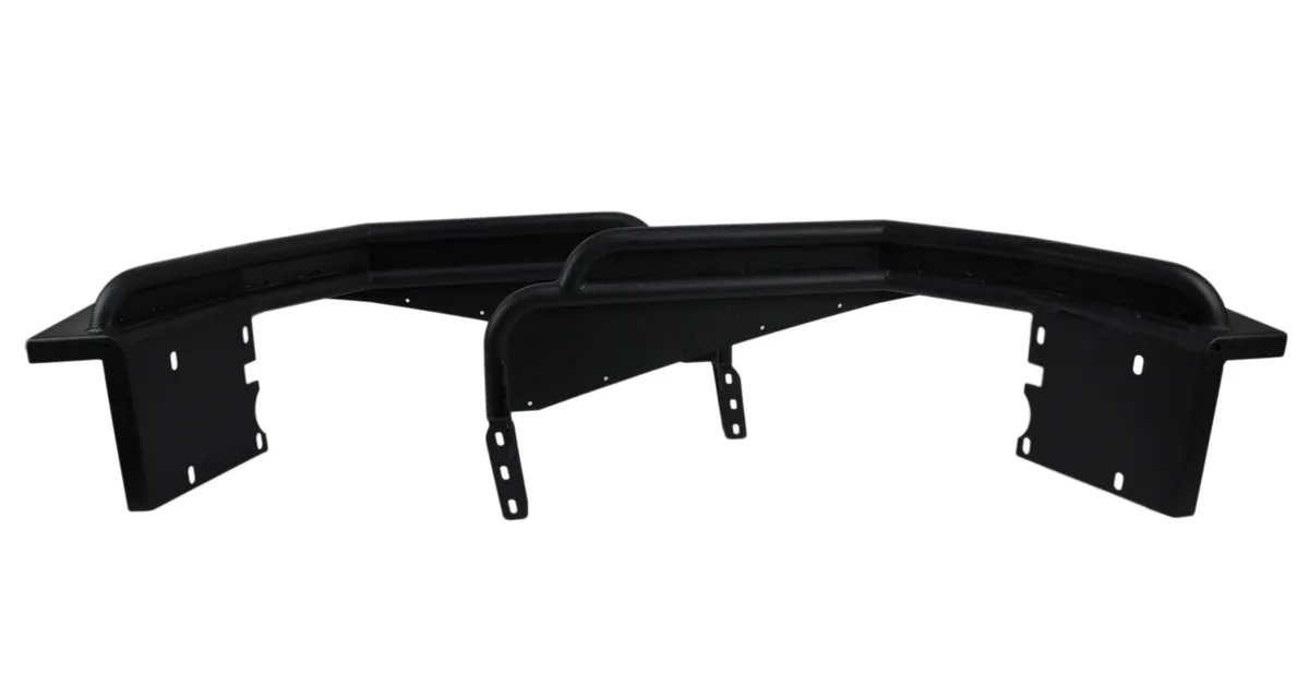 Jeep TJ Tube Fenders Front 3 Inch Flare 97-06 Wrangler TJ Steel Black Textured Powdercoat Fishbone Offroad product image