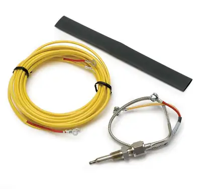 AutoMeter Autometer 5249 Thermocouple Kit, Type k, 1/4 Dia, Closed Tip, 10ft., Incl. Mtg. Hardware
