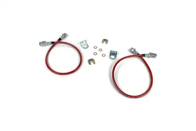 Clayton Off Road Jeep Front Brake Lines 1984-2006 TJ/LJ/XJ/ZJ Clayton Off Road