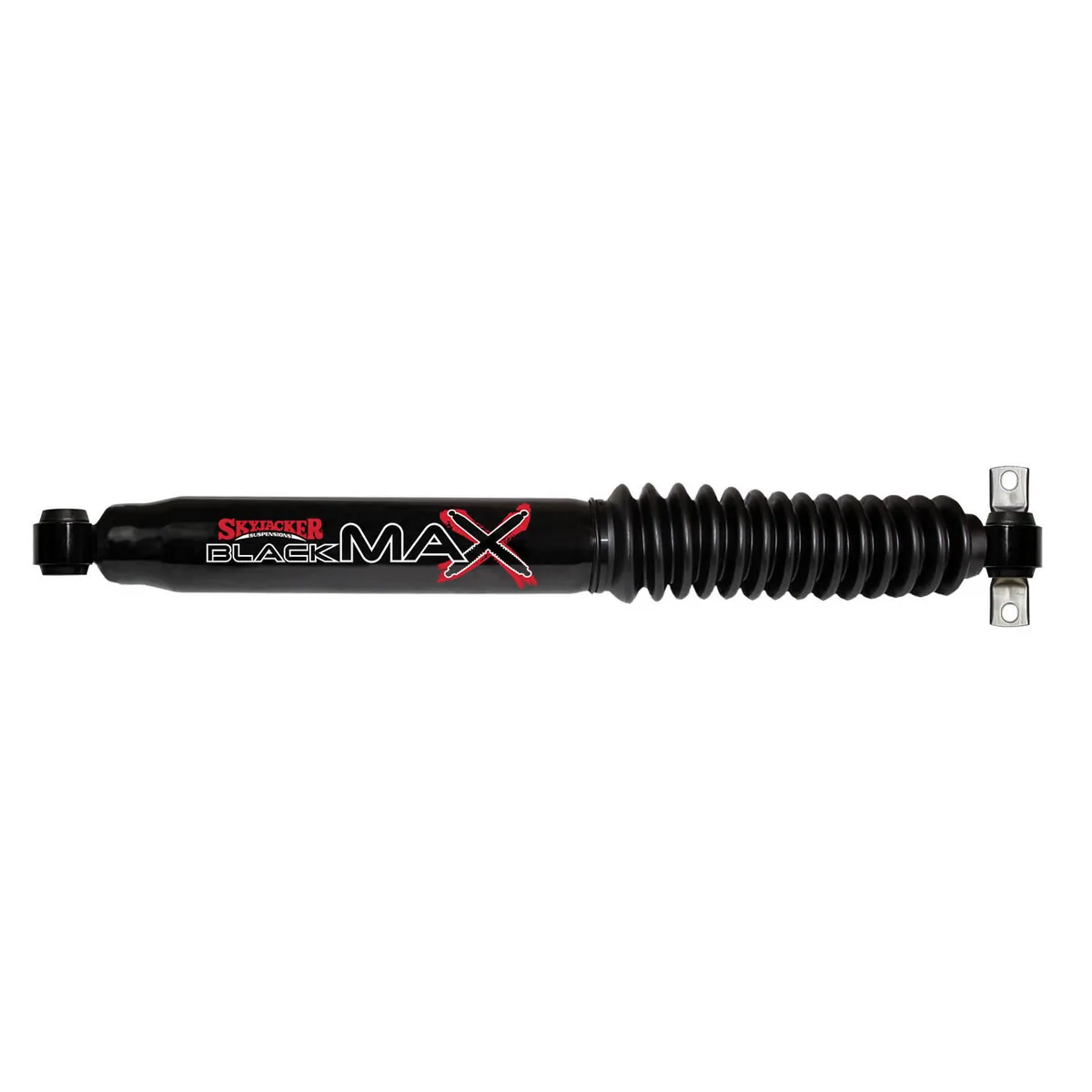 Black MAX Shock Absorber w/Black Boot 26.80 Inch Extended 15.91 Inch Collapsed 07-18 Wrangler JK Skyjacker product image