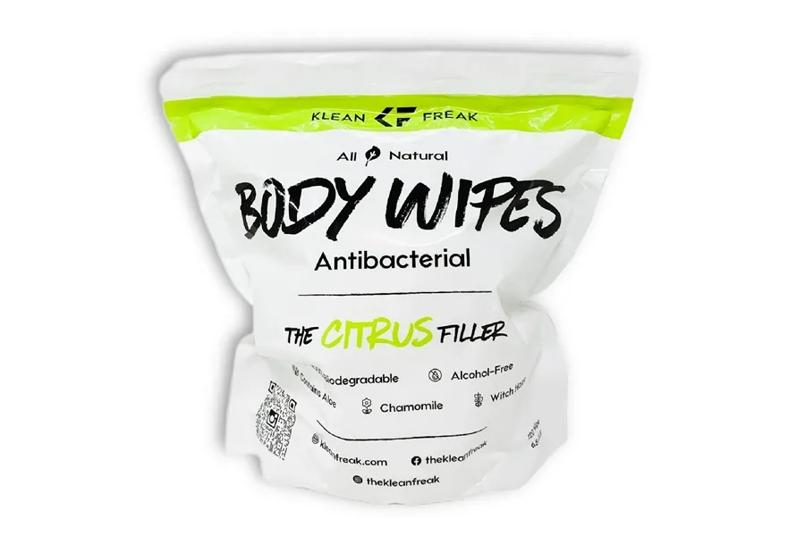 Klean Freak The Filler Antibacterial Body Wipes - Citrus product image