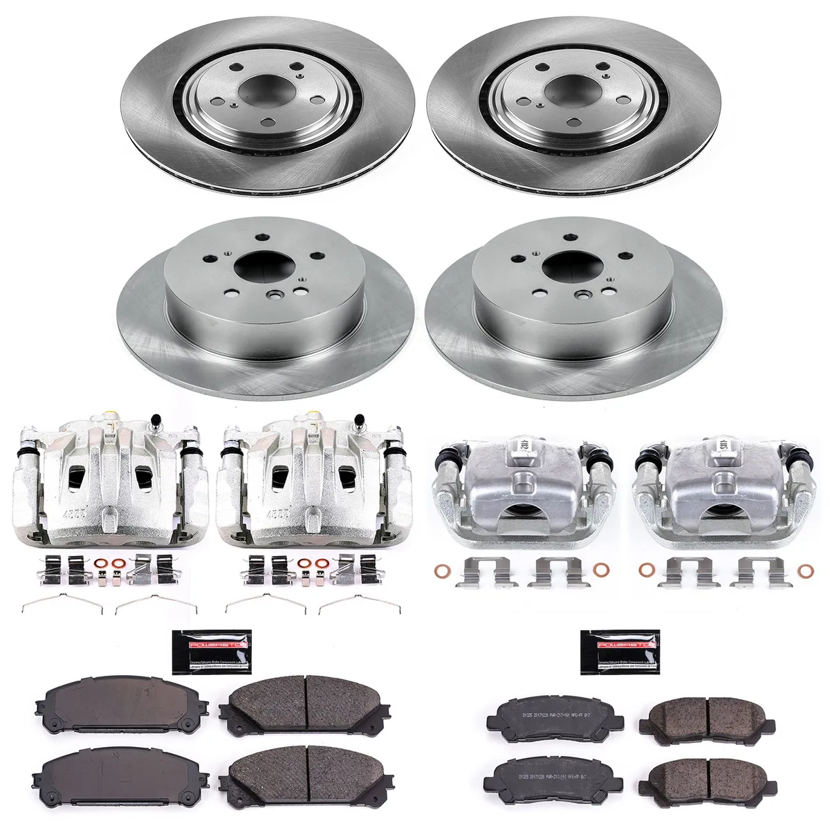 Z17 Direct Replacement Kit: Rotors; Ceramic Pads; Calipers product image