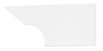 FiveStar Qtr Panel High Impact Plastic White Left