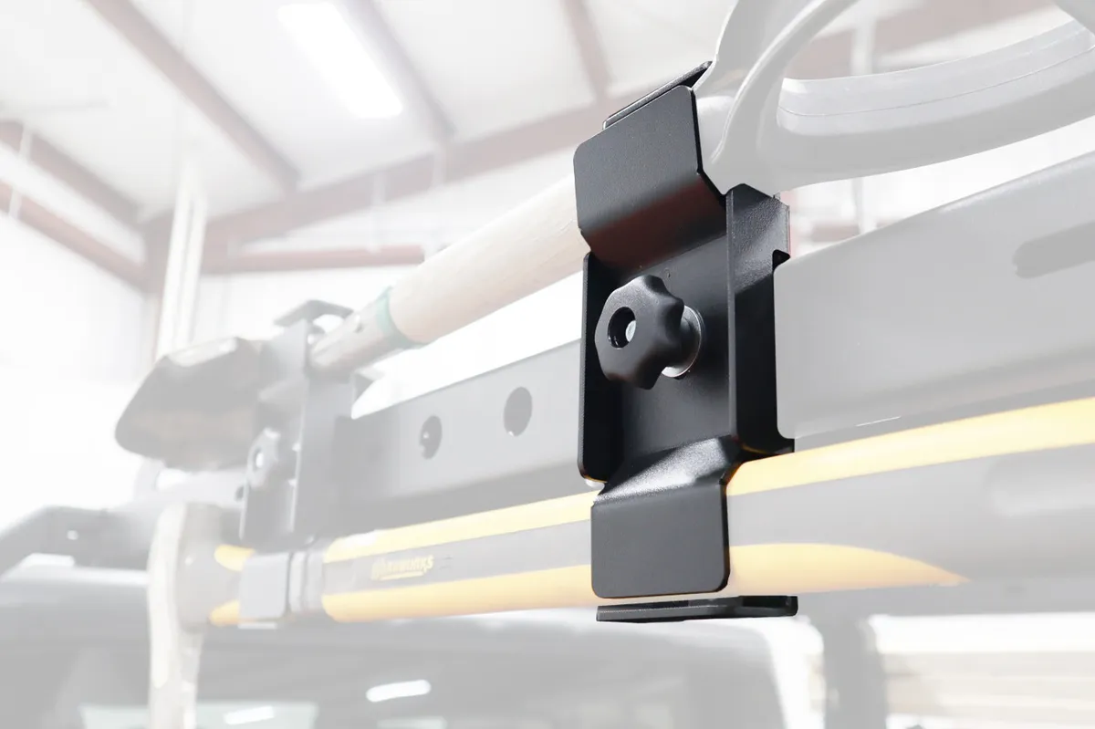 LOD Black Ops Bed Rack Trail Tool Single Mount (Black Powder Coated) product image