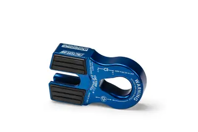 Factor 55 Factor 55 00375-02 Flat Splicer 3/8-1/2 Synthetic Rope Splice-On Shackle Mount -- Blue
