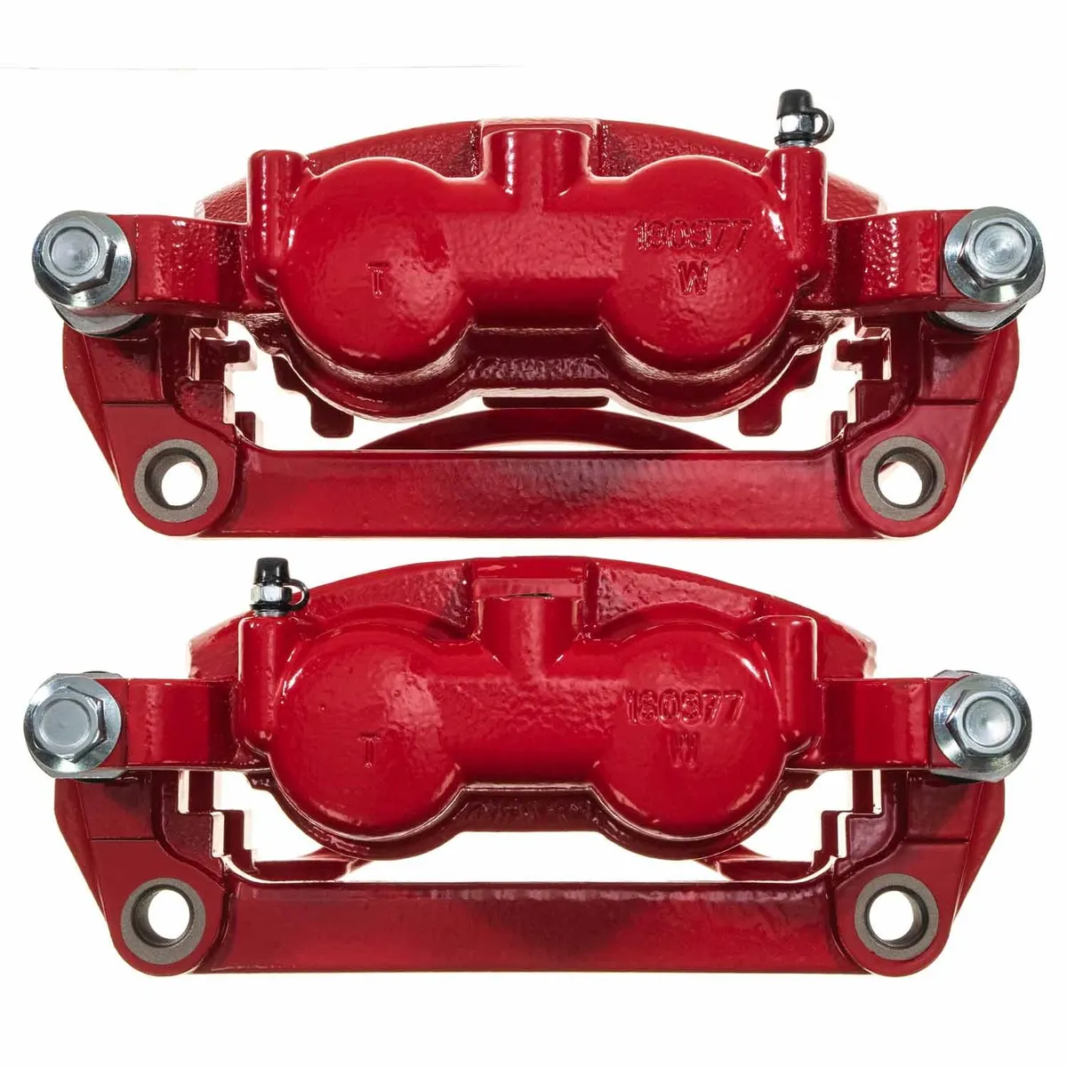 1322 Ford F250/F350 Super Duty Rear Red Caliper Pair w/ Brkt product image