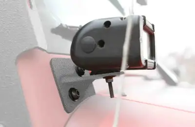 Steinjager Exterior Accessories 2007-2018 Light Mounts Lower Windshield Gray Hammertone
