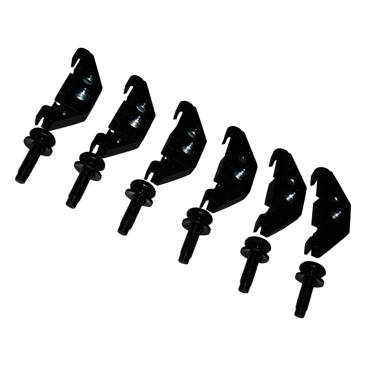 Hard Top Hardware Kit; Incl. 6 Retainers And 6 Screws; product image