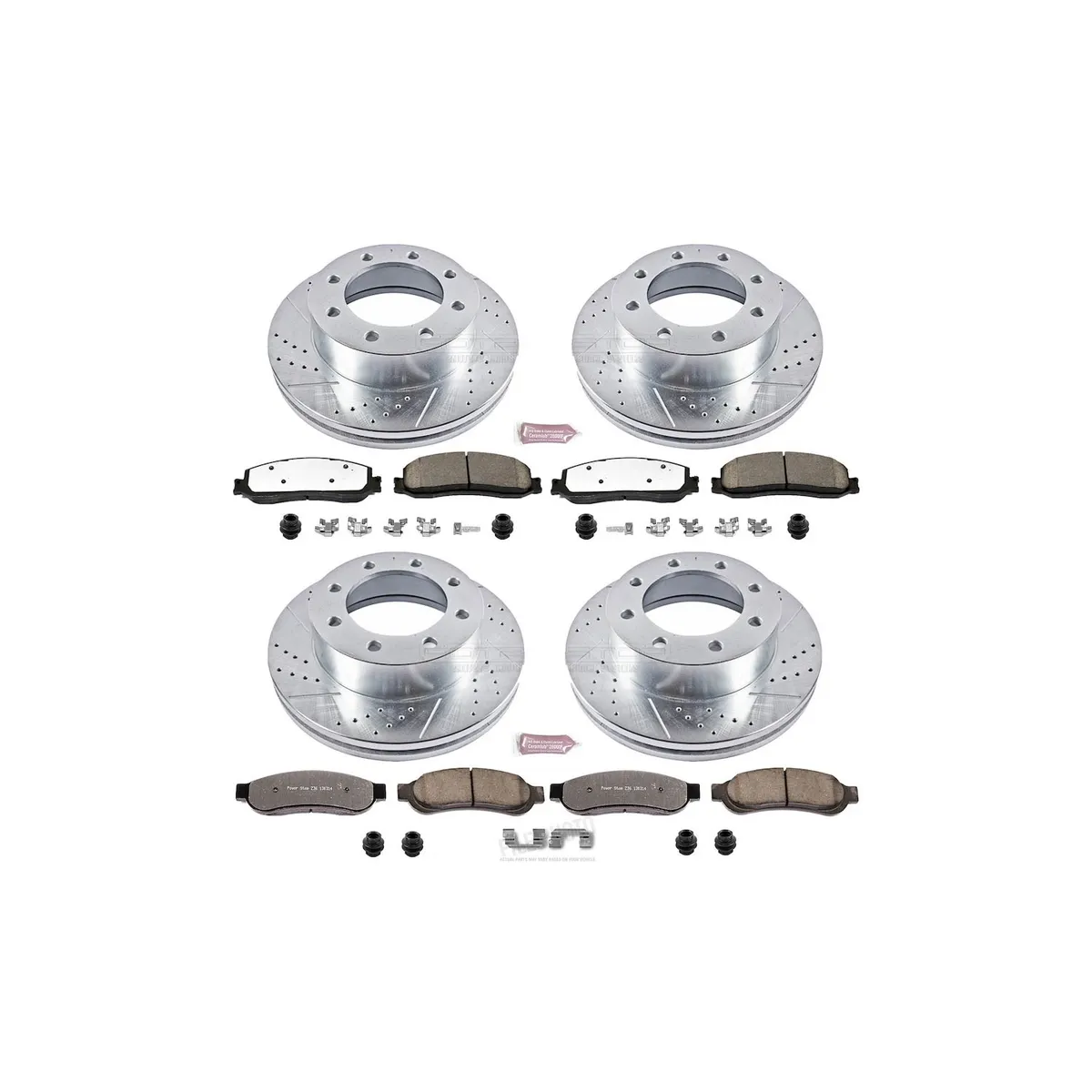 Z36 Truck/Tow Upgrade Kit: Drilled/Slotted Rotors; Carbon-Fiber Ceramic Pads W/Hardware product image