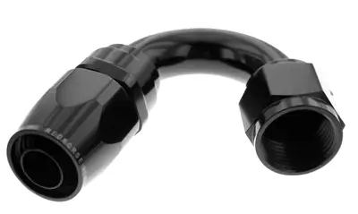 Redhorse Performance 10 150 Degree Female Aluminum Hose End Black