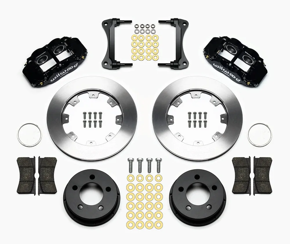 Wilwood Brakes 1984 - 2006 Jeep Forged Narrow Superlite 4R Big Brake Front Brake Kit (Hat) - 140-12576