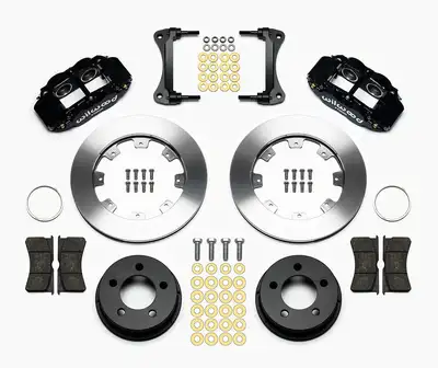 Wilwood Brakes 1984 - 2006 Jeep Forged Narrow Superlite 4R Big Brake Front Brake Kit (Hat) - 140-12576