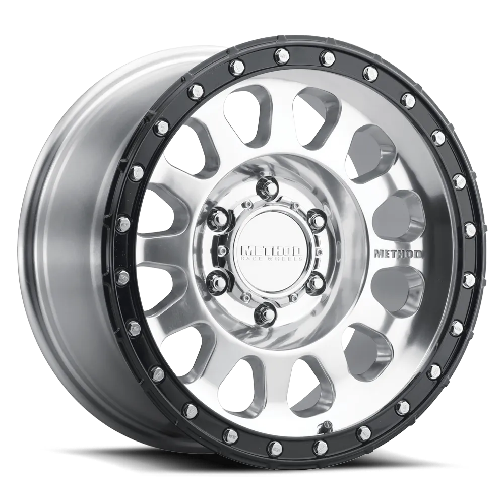 Method Race Wheels Method Race Wheels MR315 17x8.5 0mm Offset 6x135 87mm Centerbore Polished - Gloss Black Lip MR315785161700