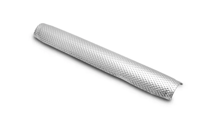 Vibrant Performance Sheethot Preformed Pipe Shield; 2 in. To 3 in. Tube OD; 12 in. Length; 1100 Farenheit Maximum Temperature; Aluminum; Straight Tubing; 1 Foot;