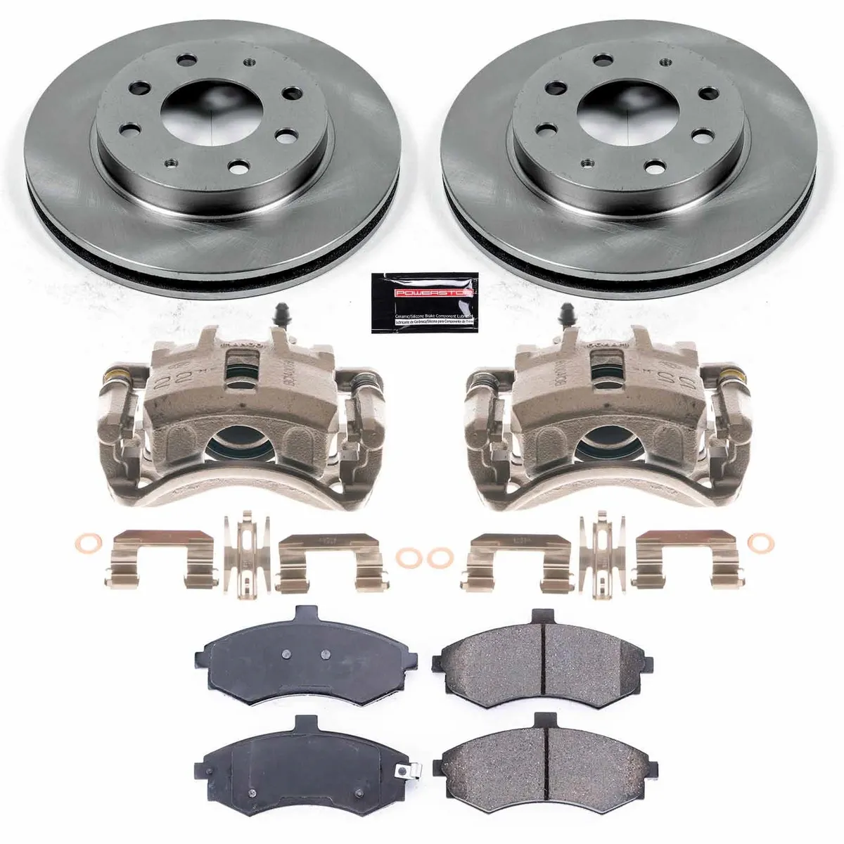 Z17 Direct Replacement Kit: Rotors; Ceramic Pads; Calipers product image