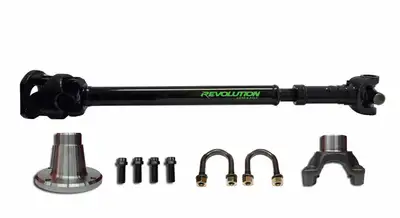 Revolution Gear & Axle Jeep Wrangler JK Front 1350 CV Driveshaft 2 or 4 Door with Pinion Yoke Revolution Gear