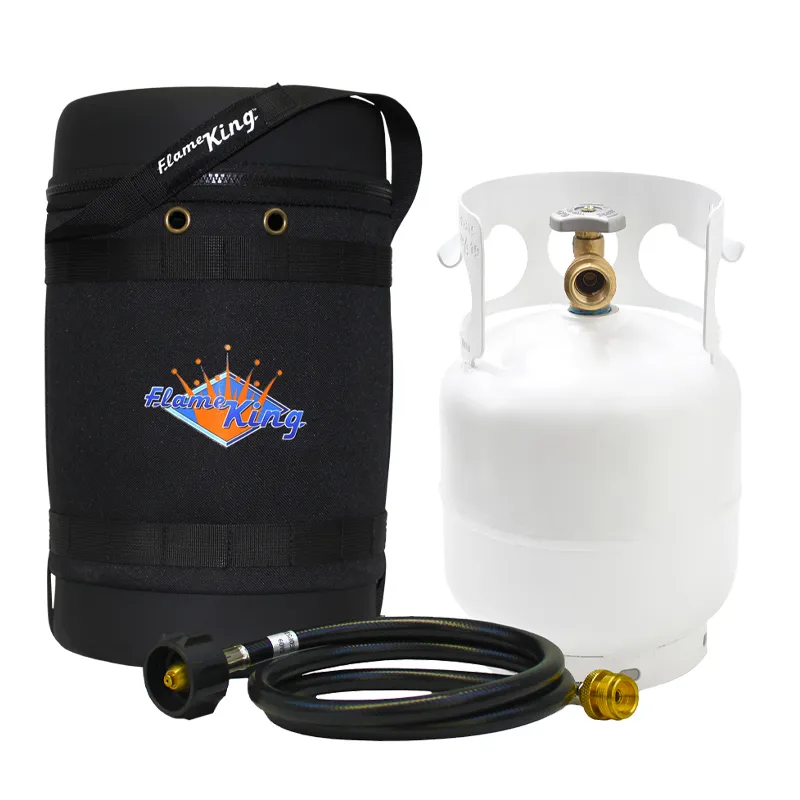FLAME KING Gas Hauler Kit W/5lb Tank & Rubber Hose