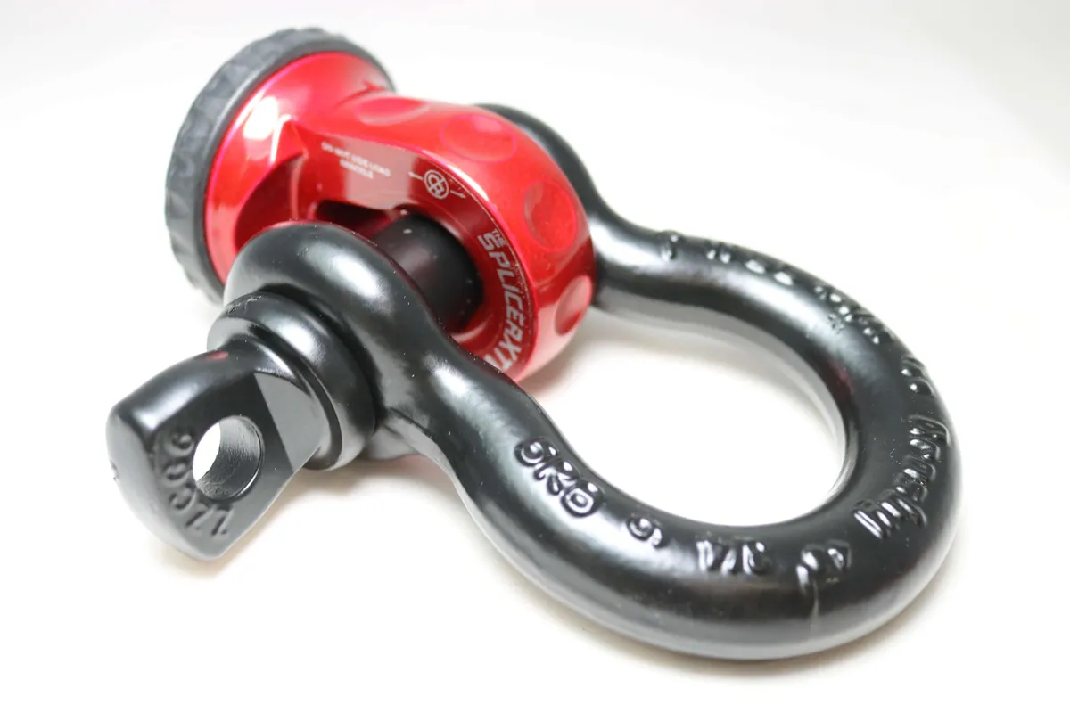 Factor 55 00355-01 Splicer Xtv 3/16-1/4 Synthetic Rope Splice-On Shackle Mount -- Red product image