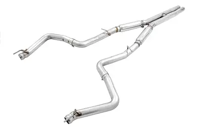 AWE Tuning AWE Track Edition Exhaust for 15+ Challenger 6.4 / 6.2 SC - Chrome Silver Quad Tips