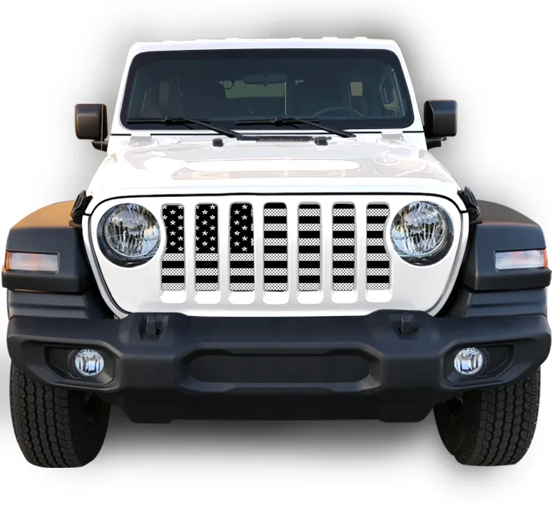 Black & White Collection American Flag Grille Inserts product image