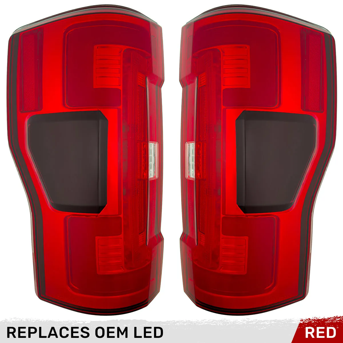Ford Superduty F250350450550 17-19 Replaces OEM LED Style Tail Lights With Blis Blind Spot Warning System Oled Tail product image