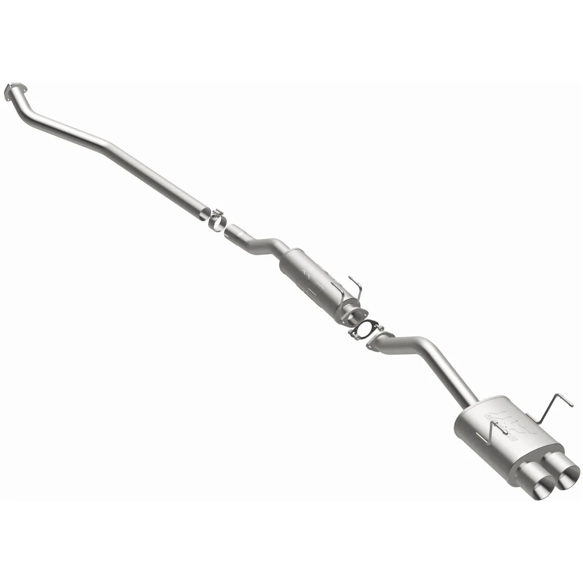 MagnaFlow 2002-2005 Honda Civic Si 2.0L Street Series Cat-Back Performance Exhaust System 15757 product image