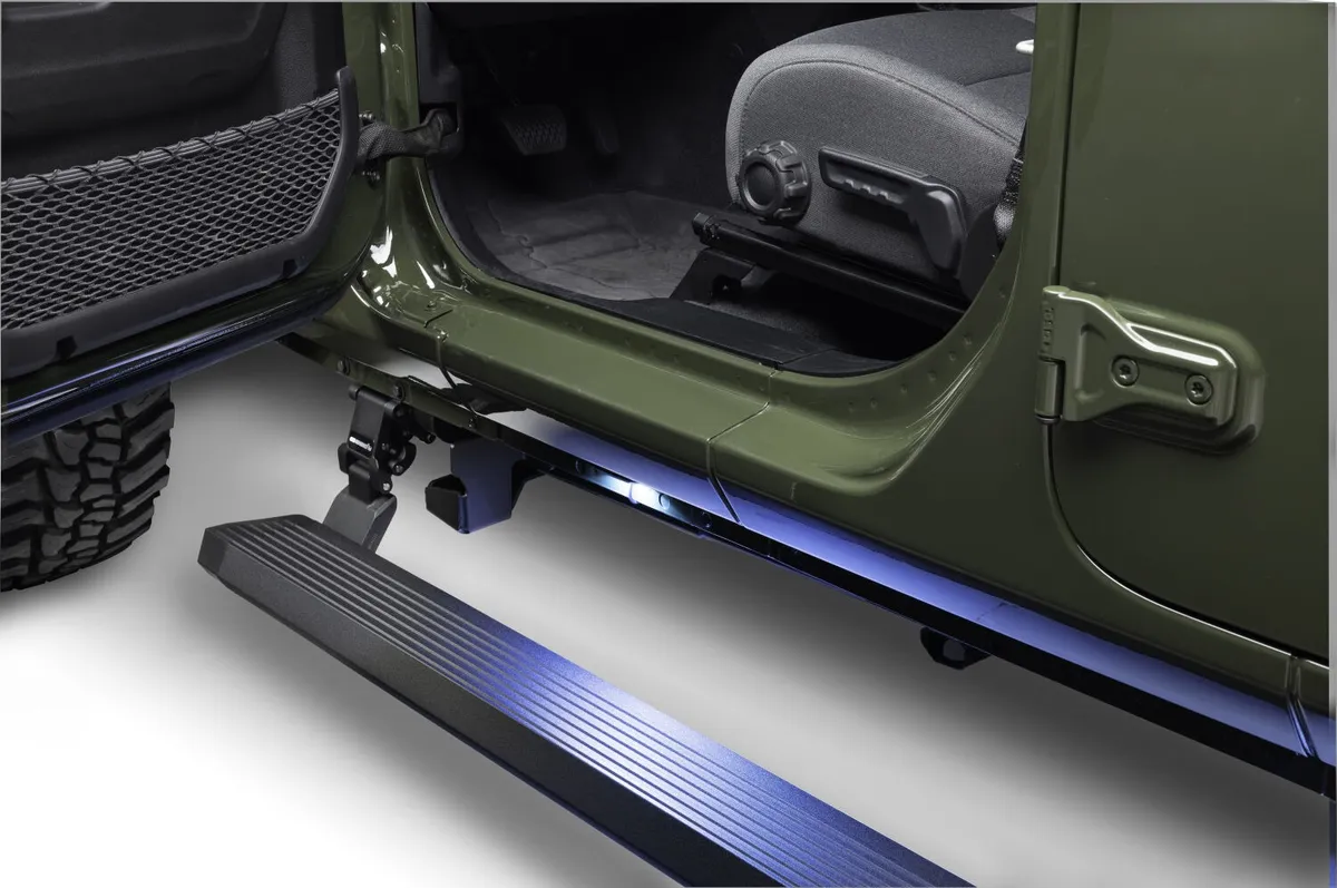 20c Gladiator JT 4DR Crew Cab Pickup Voltstep Electric Running Board Kit Powder Coat product image