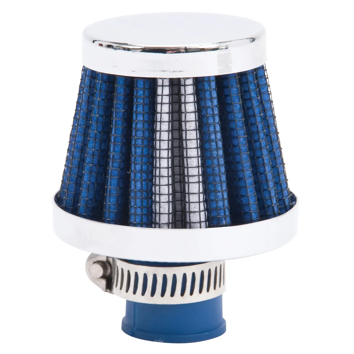 Edelbrock 43513 Conical Valve Cover Breather with 9mm Inlet in Blue Element product image