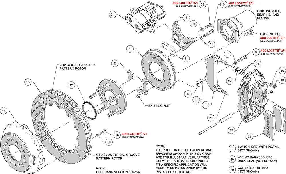 Kitrearepbfnslbig Fordnew Style 2.50 Offset14.00 Rotor product image
