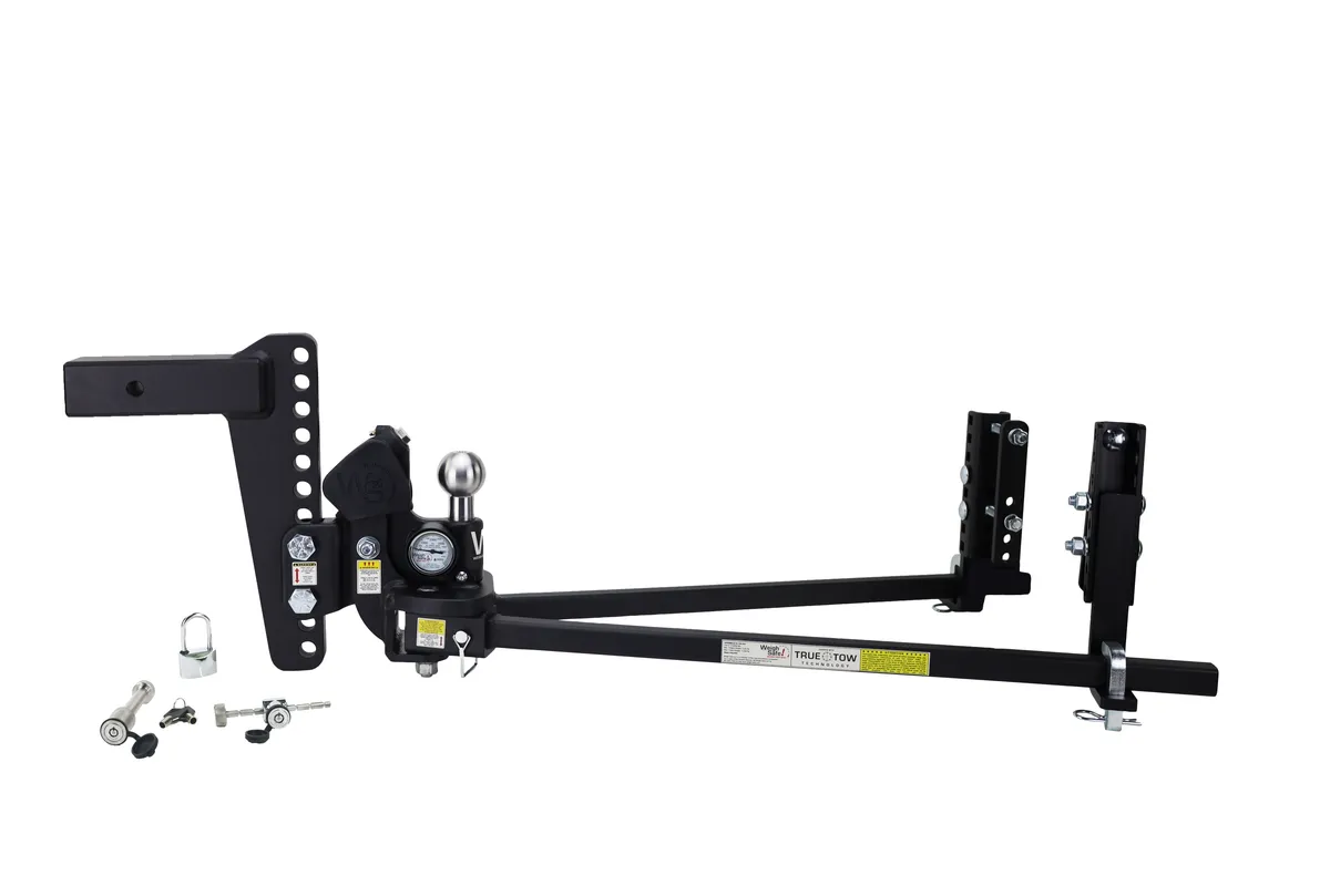 Weigh Safe Weigh Safe Tthw10-2.5xl-Set Truetow Heavyweight Wdh - 10 Drop, 2.5 Shank - 22,000 Gtw W/Lock Set