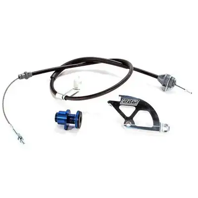 BBK Performance Ford Mustang Adjustable Clutch Cable And Quadrant Kit With Firewall Adjuster 79-95