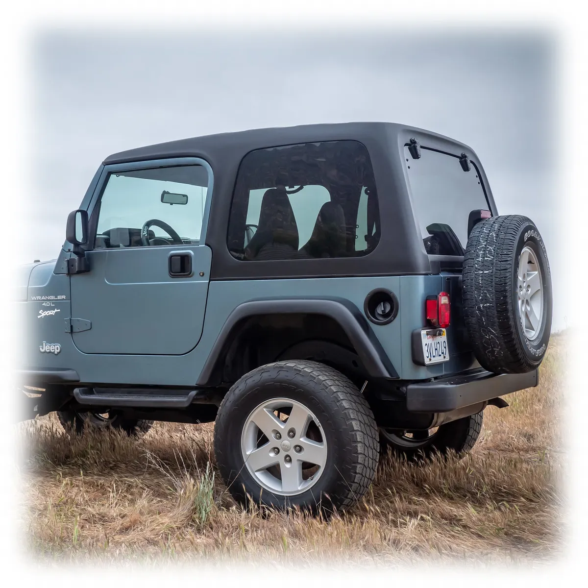 Turn Offroad Squareback Hardtop, Textured Black - 1 Piece - TJ product image