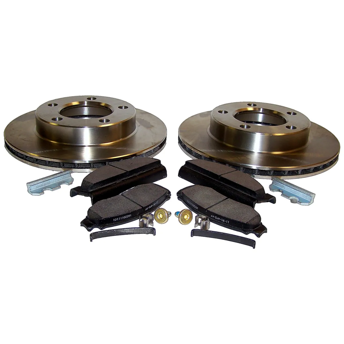 1978-1981 CJ-5 CJ w/ 6 Bolt Flange Mounting & w/ 2 Bolt Caliper Plate; Front; Kit includes: 2 Brake Rotors 1 Pad Set and all necessary hardware. 1978-1981 CJ-7 CJ w/ 6 Bolt Flange Mounting & w/ 2 Bolt Caliper Plate; Front; Kit includes: 2 Brake Rotors product image