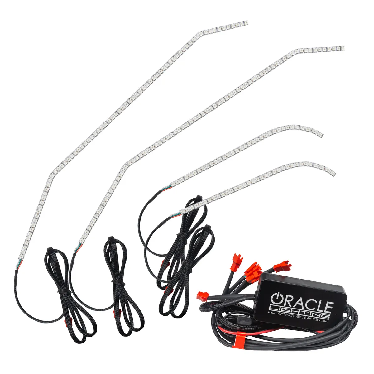 Oracle Lighting 2016-2024 Tesla Model x Dynamic Colorshift Headlight & Fog Light DRL Upgrade Kit - Combo product image
