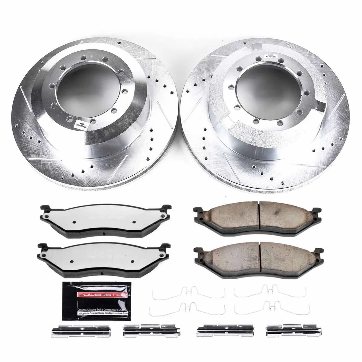 Z36 Truck/Tow Upgrade Kit: Drilled/Slotted Rotors; Carbon-Fiber Ceramic Pads W/Hardware product image