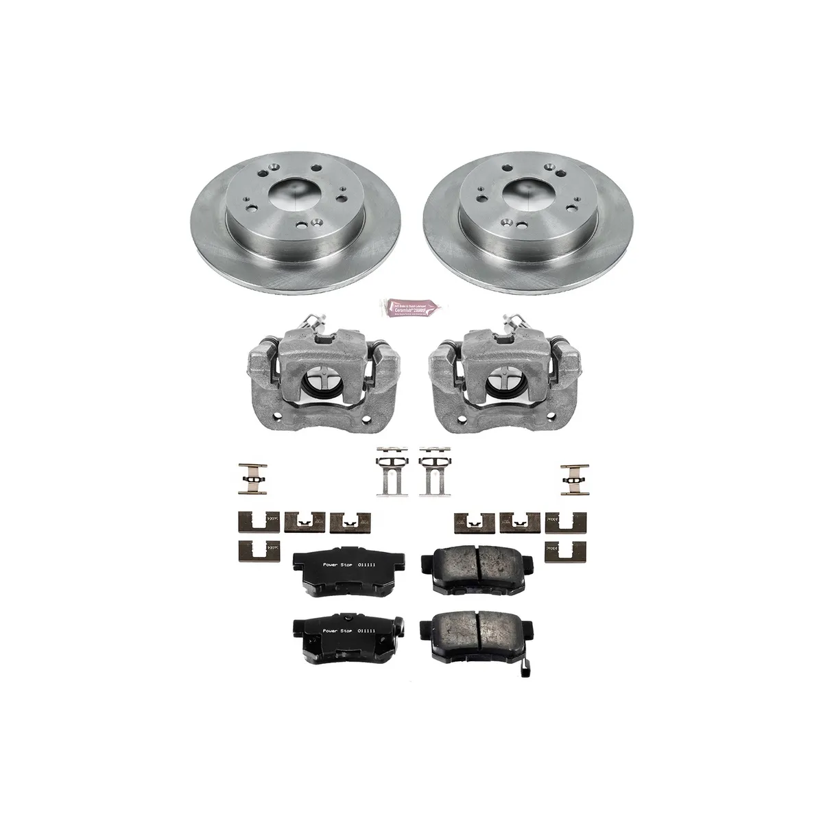 Z17 Direct Replacement Kit: Rotors; Ceramic Pads; Calipers product image