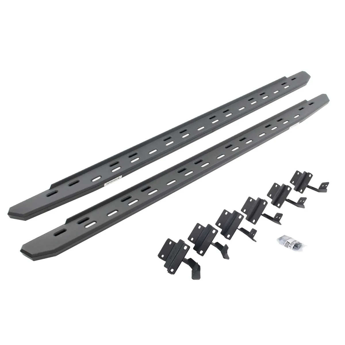 Go Rhino Go Rhino 69615587SPC - RB30 Slim Line Running Boards with Mounting Bracket Kit - Textured Black
