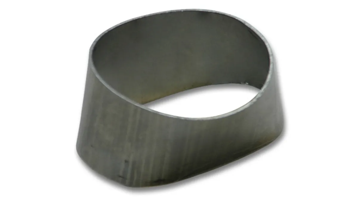Turbo Discharge Transition Adapter Flange; 1.5MM Thickness; For GT25/GT28; 304 Stainless Steel; Oval To Round; product image