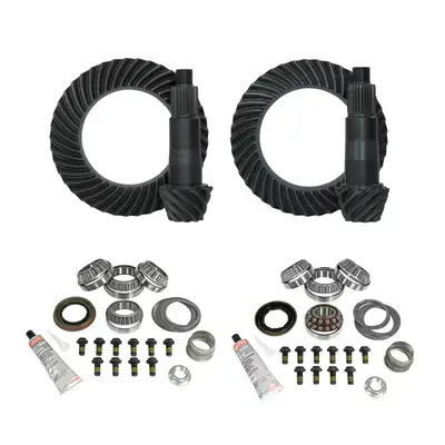 Yukon Gear and Axle Re-Gear And Install Kit Dana 44 Front & Rear Jeep Jl/Jt Rubicon 4.88 JL & Jt Rubicon D44 (M220) Rear/ D44 (M210) Front 4.88 Ratio Complete Gear/Kit Package Yukon Gear