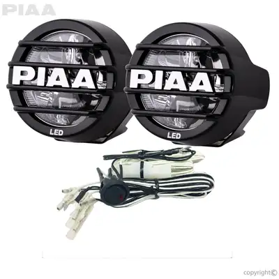 PIAA LP530 LED Wide Spread Fog Beam Kit; White;