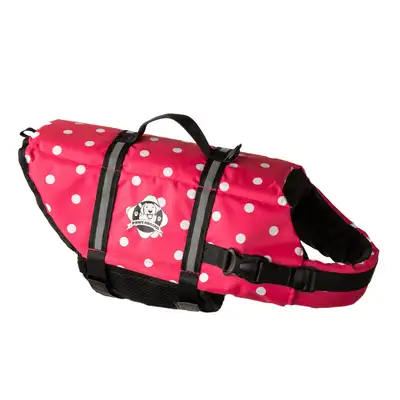 Fido Pet Products Xxs Pink Polka DOT Nylon Dog Life Jacket