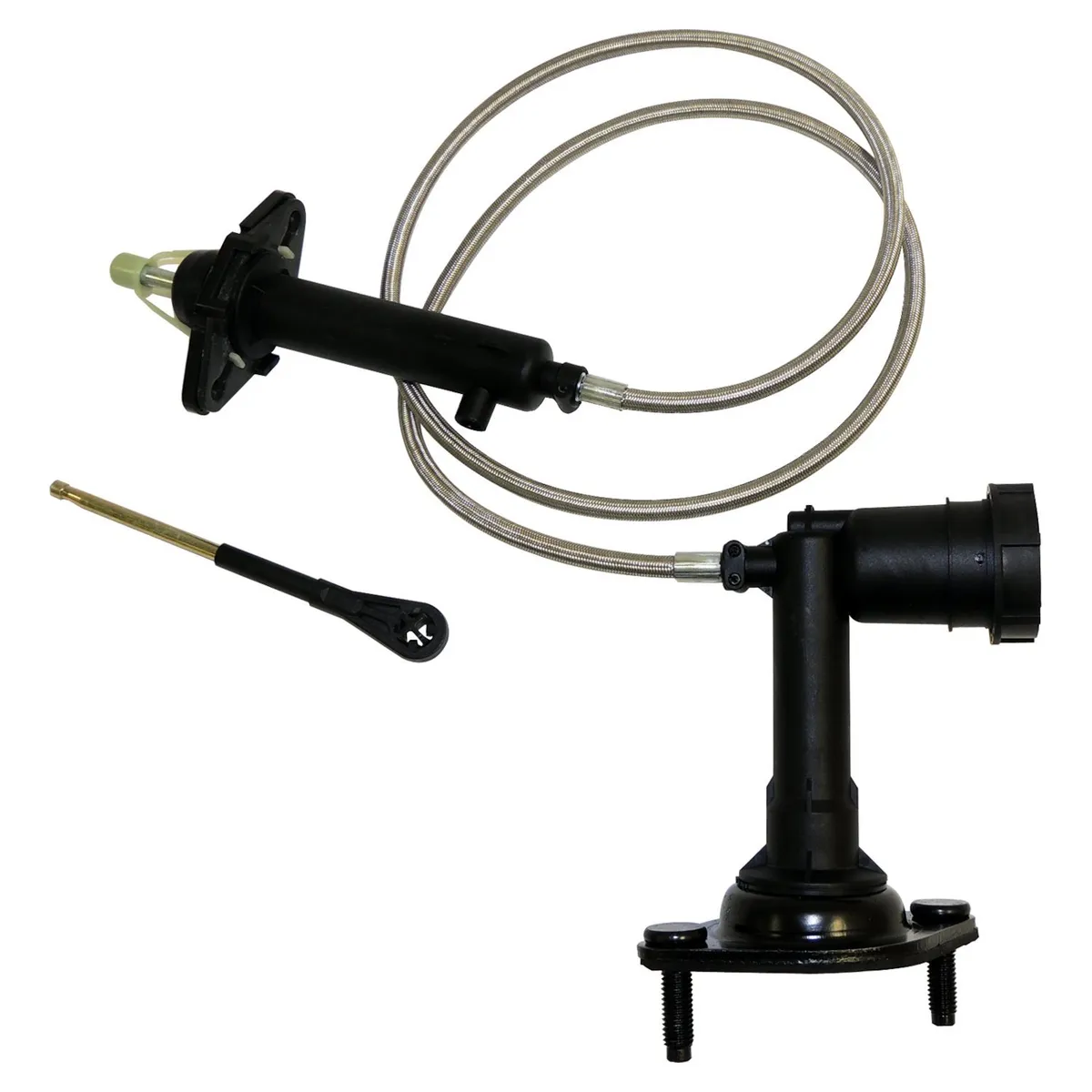 Crown Automotive Jeep Replacement Clutch Hydraulic Assembly; Left Hand Drive; Incl. Clutch Master Cylinder/Slave Cylinder/Hose;