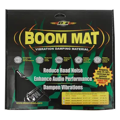 Design Engineering DEI Boom Mat Damping Material - 12in x 12-12in 4 pk - 4.2 sq.ft.