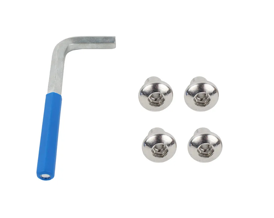 Jeep JK JK OEM Anti-Theft Door Nuts 2 Door 07-18 Wrangler JK Polished Silver Kentrol product image
