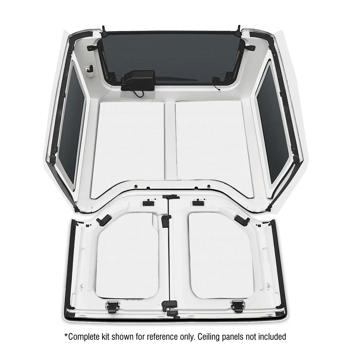 DEI Sound Deadening Window Kit Jeep Wrangler Sound Deadening Rear Side Window - 2011-up - 2-Dr - Whi product image