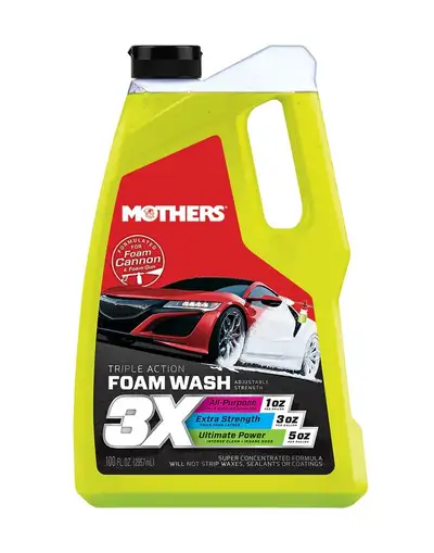 Mothers Triple Action Foam Wash 100 Ounces