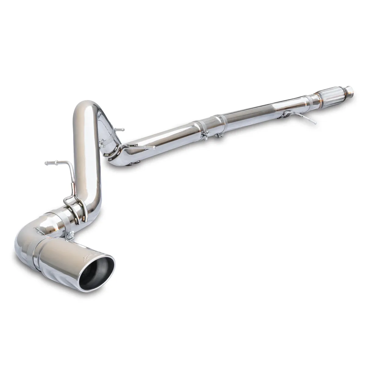 Pacific Performance Engineering 2022 gm 3.0l Duramax 4in Dpfback Exhaust System Polished W/Polished Tip