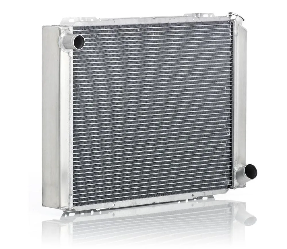 Radiator for GM w/Dual 1 Inch Core 19.5 x 26.5 Inch Qualifier Natural Finish Be Cool Radiator product image